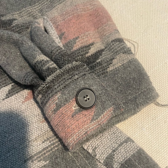 LA MIEL Multicolor Knit Jacket Size L Worn In great Condition - Picture 5 of 12